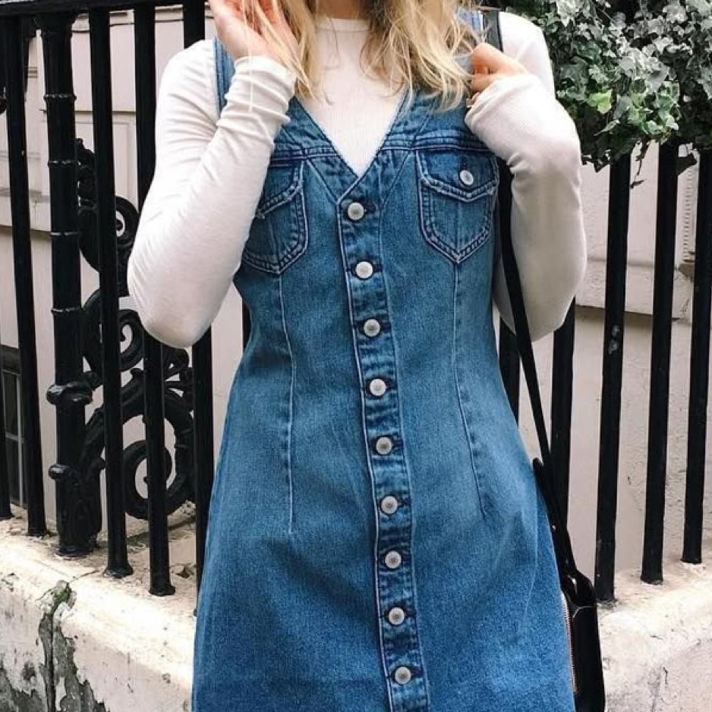 90s Vintage Guess Blue Denim Apparel - Picture 10 of 10